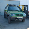 Защита порогов для Chevrolet Niv@ SE (не окрашенная) купить недорого с доставкой в Ишим