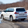 Защита заднего бампера двойная угловая d63/51мм (НПС) LEXUS 450D (2015-н.в.) купить недорого с доставкой в Ишим