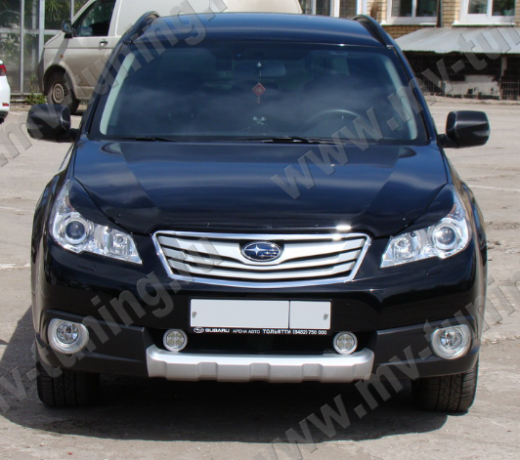 Накладки на фары (реснички) для Subaru Outback (4th generation)/Legacy (5th generation)(2009-2014) купить недорого с доставкой в Ишим