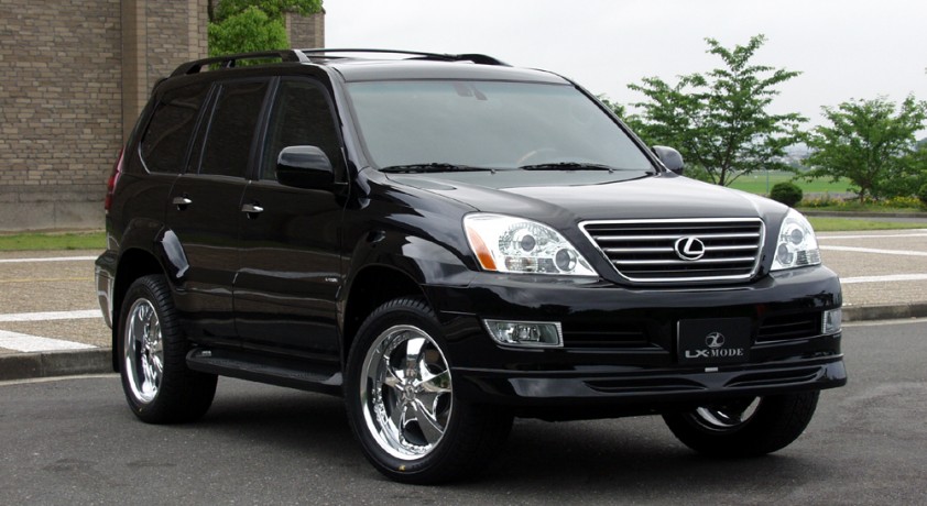 Накладка на передний бампер "Lx-Mode" Lexus GX 470 купить недорого с доставкой в Ишим