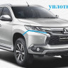 Силовой передний бампер стеклопластиковый на Mitsubishi Pajero Sport III купить недорого с доставкой в Ишим