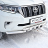 Защита переднего бампера двойная с зубьями d63/63мм (НПС) TOYOTA LAND CRUISER PRADO 150 (2017-н.в.) купить недорого с доставкой в Ишим