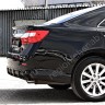 Диффузор заднего бампера var №2 (текстурный пластик) для Toyota Camry XV50 (2012-2014) купить недорого с доставкой в Ишим