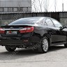 Диффузор заднего бампера var №2 (текстурный пластик) для Toyota Camry XV50 (2012-2014) купить недорого с доставкой в Ишим