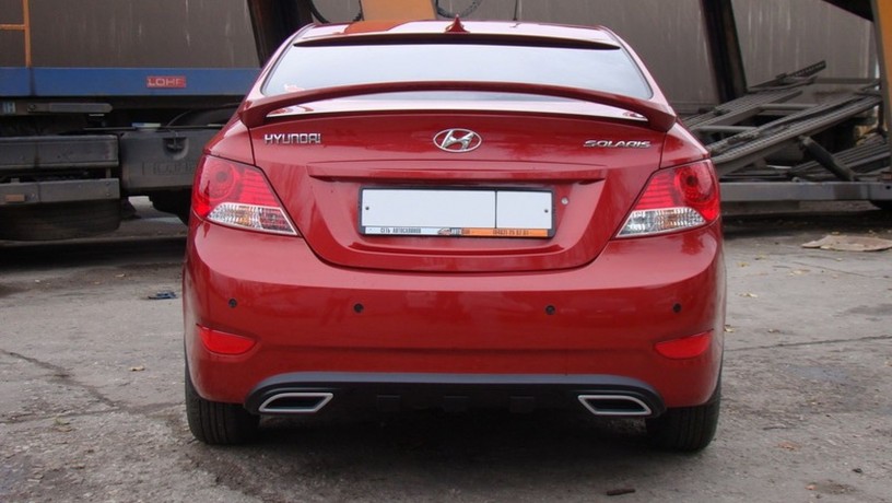 Спойлер высокий для Hyundai Solaris (2010-2016) купить недорого с доставкой в Ишим