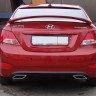 Спойлер высокий для Hyundai Solaris (2010-2016) купить недорого с доставкой в Ишим