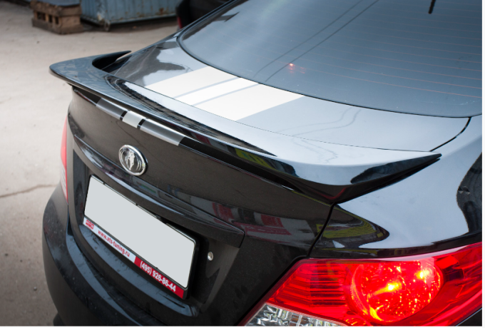 Спойлер высокий для Hyundai Solaris (2010-2016) купить недорого с доставкой в Ишим
