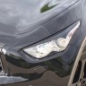 Накладки на фары (реснички) var №1 для Infiniti FX (2nd generation)(2008-2013) купить недорого с доставкой в Ишим