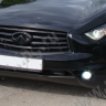 Накладки на фары (реснички) var №1 для Infiniti FX (2nd generation)(2008-2013) купить недорого с доставкой в Ишим