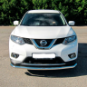 Защита переднего бампера одинарная d63мм (НПС) Nissan X-Trail (2015-н.в.) купить недорого с доставкой в Ишим