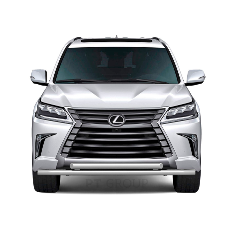 Защита переднего бампера двойная d63/63мм (НПС) LEXUS 450D (2015-н.в.) купить недорого с доставкой в Ишим