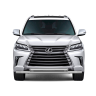 Защита переднего бампера двойная d63/63мм (НПС) LEXUS 450D (2015-н.в.) купить недорого с доставкой в Ишим