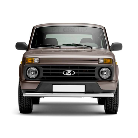 Защита переднего бампера одинарная d63мм (НПС) для L@DA 4x4 Urban (2015 г.в.) купить недорого с доставкой в Ишим