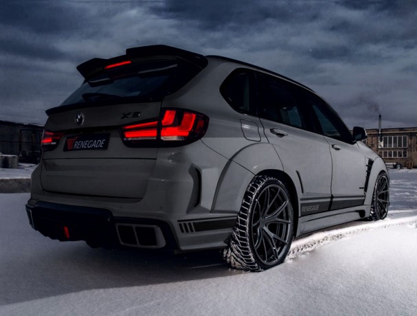 Бампер задний с диффузором "Renegade" для BMW X5 (F15) купить недорого с доставкой в Ишим