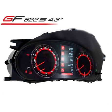 комбинация приборов gf 822s 4.3" для b@3 2110-2112 (c новой панелью), 1117-1119 l@da K@LIN@, 2170-2172 l@da prior@ (красные ореолы) купить недорого с доставкой в Ишим