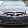 Защита радиатора "Standart" Honda Accord рестайлинг (2006-2008) чёрная купить недорого с доставкой в Ишим