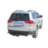 Защита заднего бампера «Уголки» (d63,5) для Mitsubishi Pajero Sport (2008-2013)(Нерж. Сталь) купить недорого с доставкой в Ишим