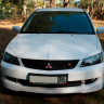 Накладки на фары (реснички) "Узкие" для Mitsubishi Lancer 9 (2003-2009) купить недорого с доставкой в Ишим