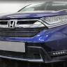 Защита радиатора "Standart" Honda CR-V (2016-2020) верх, чёрная купить недорого с доставкой в Ишим