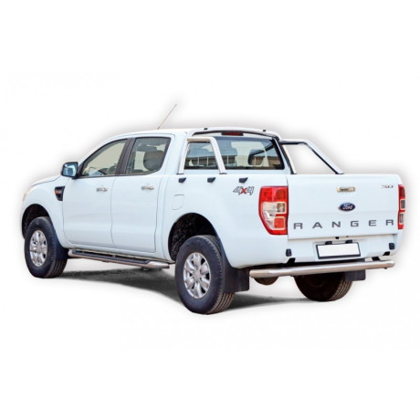 Защитная дуга багажника (d63,5) для Ford Ranger (2011-2015)(Нерж. Сталь) купить недорого с доставкой в Ишим