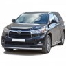 Защита переднего бампера «Труба» (d63,5) для Toyota Highlander (2014-2015)(Окрашенное) купить недорого с доставкой в Ишим