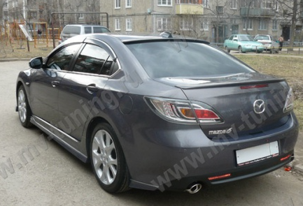 Козырек на заднее стекло var №1 для Mazda 6 Sedan (2008-2012) купить недорого с доставкой в Ишим