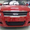 Защита радиатора "Standart" Chery M11 (2010-2016) чёрная купить недорого с доставкой в Ишим