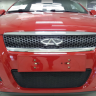 Защита радиатора "Standart" Chery M11 (2010-2016) чёрная купить недорого с доставкой в Ишим
