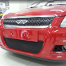 Защита радиатора "Standart" Chery M11 (2010-2016) чёрная купить недорого с доставкой в Ишим