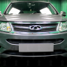 Защита радиатора "Standart" Chery Tiggo 5 (2014-2016) низ, чёрная купить недорого с доставкой в Ишим