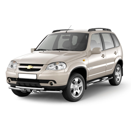 Рейлинги (Черный муар) "Комфорт" CHEVROLET Niv@ 2002-2020/ L@DA Niv@ 2020-/ L@DA NIV@ Travel 2021- купить недорого с доставкой в Ишим