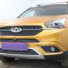 Защита радиатора "Standart" Chery Tiggo 7 (2016-2020) верх, чёрная купить недорого с доставкой в Ишим